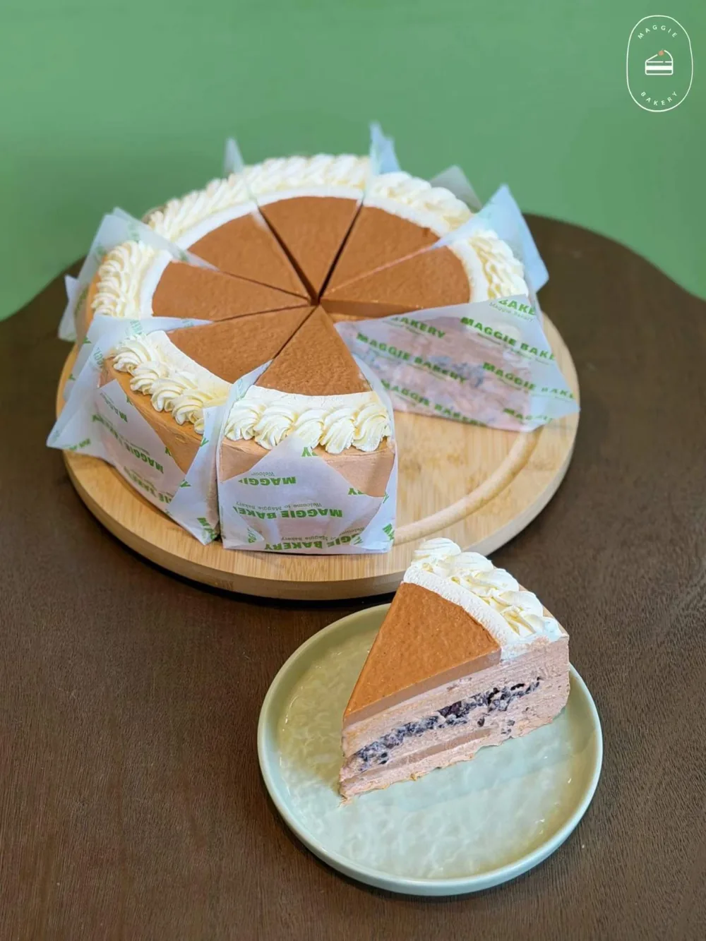 Milk Tea Cake photographed at Maggie Bakery, Newmarket